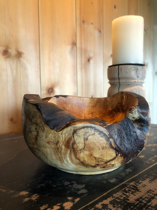 Natur-bolle av bjørkeknute.